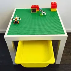میز دست ساز LEGO با سطل ذخیره سازی باعث خلاقیت کودکان شما می شود |  گجتسین