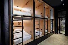 inBOX هتل کپسول: خوابگاه پنج ستاره با فضای داخلی مدرن و فضای شخصی منحصر به فرد