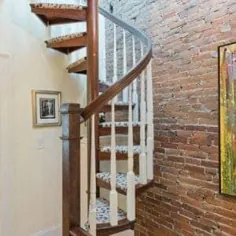 کیت راه پله مارپیچی فلزی-The Otto Prefab Stair-DIY Indoor