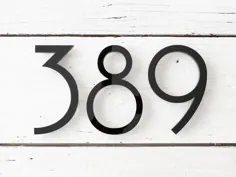 شماره های خانه 8 اینچی - آدرس منزل آپارتمان خانه مدرن مزرعه - شماره درب آرت دکو