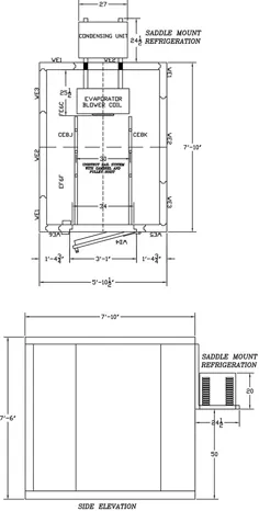 6X8X8 کولر قفل شونده بازی - برای ذخیره سازی گوشت گوزن