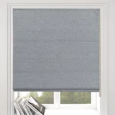 Artdix Roman Shades Blinds Window Shades - Grey-Green Stripe Lined Blackout Thermal Fabric سایه های سفارشی رومی برای ویندوز ، درها ، درهای فرانسوی ، آشپزخانه