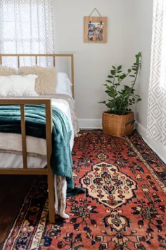 اتاق خواب الهام گرفته از Bohemian