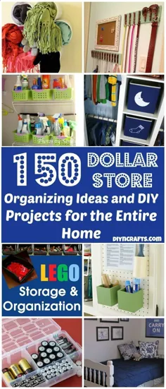 فروشگاه دلار 150 سازماندهی ایده ها و پروژه ها برای کل خانه