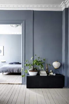خانه با رنگ آبی - طراحی COCO LAPINE