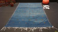 قالیچه خارق العاده مراکشی 6x10 نازک تخت دستباف Berber Vintage |  اتسی