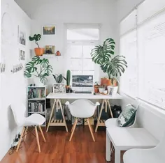 7 راه برای ایجاد یک فضای نوشتاری مولد و الهام بخش در سال 2020 |  طراحی دفتر خانه ، دفتر کار خانگی