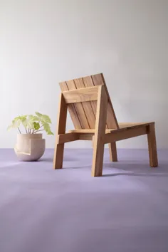 صندلی چوبی کوچک توسط دیوید گنور طراحی
