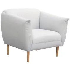 Q1 صندلی اضافی پر از لباس ، خاکستری روشن