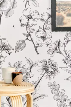 کاغذ دیواری متحرک گل اچ مک
