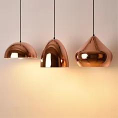65.98 US $ 25٪ تخفیف | Beiaidi Moderne E27 Rose Gold Hanglampen Nordic Creatieve Spiegel Opknoping Lamp Galvaniseren Hanglamp Voor Eetkamer Lamp | چراغ های آویز |  - AliExpress