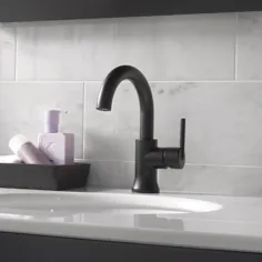 شیر حمام تک سوراخ TrinsicÂ® با مونتاژ تخلیه و فناوری مهر و موم DIAMONDÂ