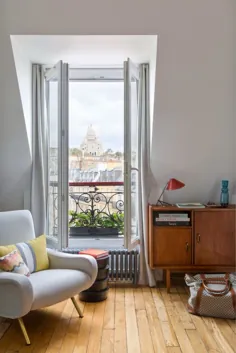 ! 線條 、 豐富多彩 的 巴黎 公寓 , 還 還 看到 聖 心 大教堂 的!! Humbert & Poyet