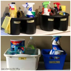 لوازم تمیز کردن خود را به راحتی سازماندهی کنید