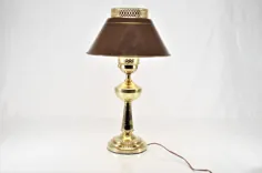 Vintage Metal Hurricane / Lep Table Lamp |  اتسی