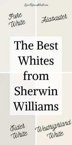 بهترین رنگهای سفید از شروین ویلیامز
