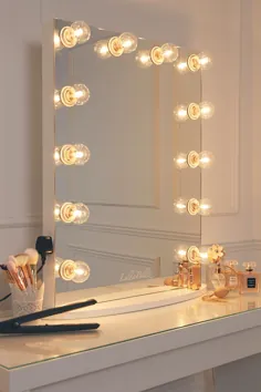 آینه غرور هالیوود با لامپ های شفاف - LullaBellz