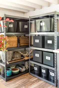 چگونه می توان خانه خود را سازماندهی کرد: سبد و ظروف