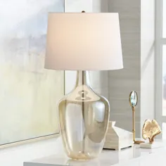 لامپ میز شیشه ای شامپاین آنیا - # 6R998 |  لامپ به علاوه
