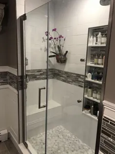 Ich liebe die Dusche Orchidee und extra große Nische #Masterbadezimmer - 2019 - حمام دی