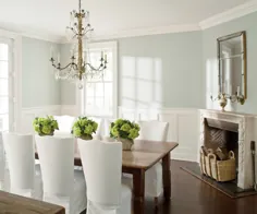 سایه های سبز آبی خاکستری |  رنگهای رنگ - طرح الیزابت برنز ، طراح داخلی Raleigh NC