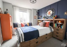 چگونه می توان یک اتاق خواب بزرگ با کودک خود طراحی کرد (+ تور ویدیویی اتاق خواب!) |  مامان DIY