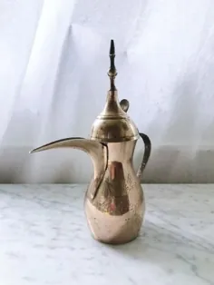 قهوه جوش برنجی عربی دالاه |  پارچ لیدی هند / قهوه جوش ترکی / چای عربی کی ...