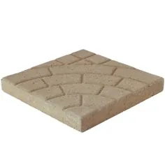 Pavestone Bella Cobble 16 in x 16 in x 1.75 in. Buff Concrete Step Stone-72304 - انبار خانه