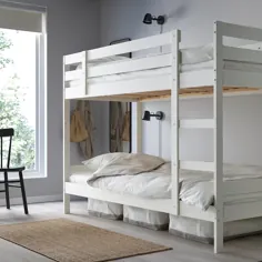 قاب تختخواب سفارشی MYDAL ، سفید ، دوقلو - IKEA
