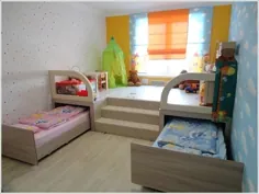 6 ایده برای مبلمان صرفه جویی در فضا برای اتاق کوچک کودکان