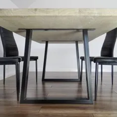 پایه های فلزی پا. پایه های فولادی محکم برای میز یا میز کار شما