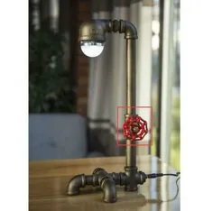Vintage Steampunk 3/4 "Stop Valve Light Switch Wire Water Pipe Lamps Pass Thru برای فروش آنلاین |  eBay