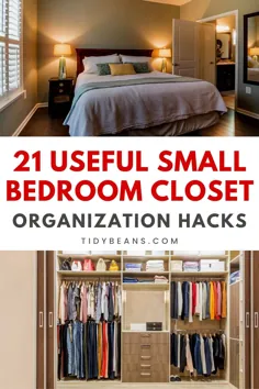 21 هک مفید برای سازماندهی کمد اتاق خواب کوچک