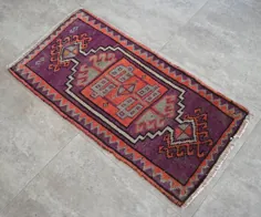 فرش 2x3 فوت فرش گره خورده فرش کوچک Oushak پشته کم توده |  اتسی