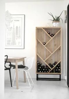 14 قفسه نوشیدنی شیک DIY برای مجموعه Vino شما