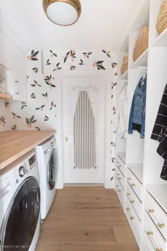 آرایش اتاق لباسشویی ما با استفاده از یافته های IKEA - تمام جزئیات!  |  رانده شده توسط دکور
