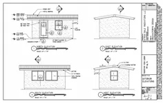 کلبه Mountain View 16'10 "x12'3" - نقشه های کوچک خانه