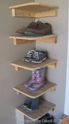62 ایده ساده برای ذخیره سازی رک کفش DIY که می توانید با بودجه تهیه کنید