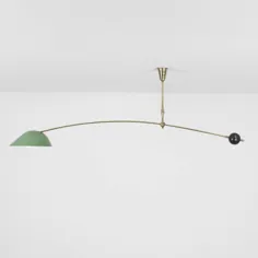 1954_ لامپ سقفی ضد تعادل طراحی شده توسط ANGELO LELLI ، ساخت Arredoluce