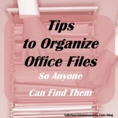 نکات مهم برای سازماندهی پرونده های اداری - بنابراین هرکسی می تواند آنها را پیدا کند