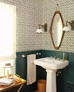 14 ایده برای حمامهای زرق و برق دار سبز