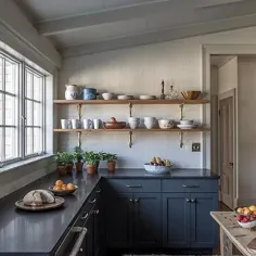 ایده های طراحی کابینت های آشپزخانه پایه آبی