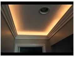 قالب تاج سقف اتاق خواب چراغ های LED