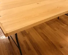 بالش میز تاشو چوبی DIY - از میز تاشو پلاستیکی گرفته تا میز چوبی زیبا