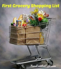 اولین لیست خرید مواد غذایی