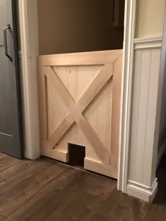 DIY Baby Gate با درب گربه