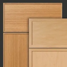 درهای کابینت روکش دار با لبه چوبی تزئینی |  WalzCraft