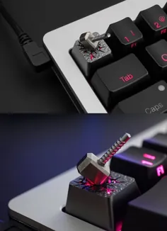 Thor's Hammer Key Cap برای کیبورد مکانیکی
