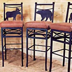 صندلی های میله Wilderness توسط Frontier Ironworks
