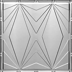 مثلث Art Deco - کاشی سقفی قلع - # 2403